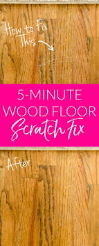 repair wood floor scratches quick fix