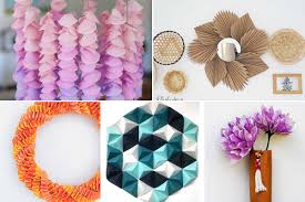 45 charming paper crafts for home decor