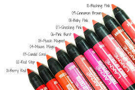 All Lakme Enrich Lip Crayons 10 Shades Review Swatches