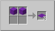 how to craft purple carpet in minecraft