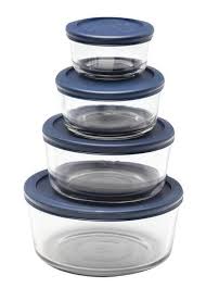 Anchor Hocking 8 Piece Clear Glass Food