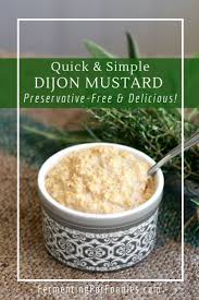 dijon mustard recipe simple and