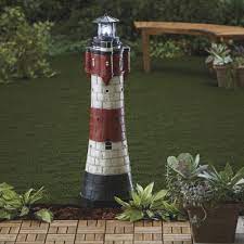 Solar Lighthouse Lawn And Garden Decor