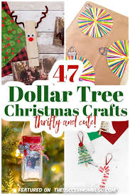 45 easy dollar tree christmas crafts