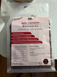 mealworm betacarotene pet supplies