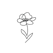 single flower drawing images browse