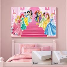 Princess Canvas Print Kids Bedroom Wall
