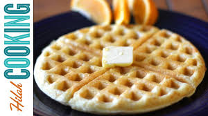 Softly fold the egg whites into the batter. How To Make Waffles Hilah Cooking Youtube