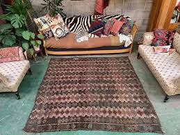 large vine turkish kilim rug for
