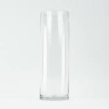 12 X 4 Glass Cylinder Vase Clear Glass