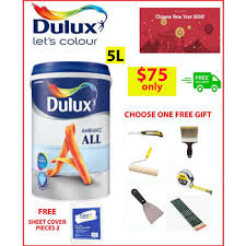 qoo10 dulux paint ambiance all in 1