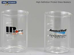 Custom Printed Glass Beakers Corporate