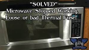 Our ge microwave oven died (no power) a few days ago. Solved Microwave Stopped Working Loose Or Bad Thermal Fuse Youtube