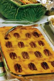 Report a mistake in the recipe text. Trisha Yearwood Shares Her Thanksgiving Recipe For Sweet Potato Pudding Gma