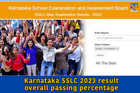 karnataka sslc 2023 result declared