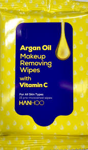 hanhoo argan oil makeup remover wipes