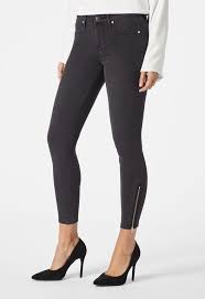 Side Zip Ankle Skinny Jeans In Black Get Great Deals At