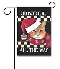 Buy Jingle Cat Garden Flag