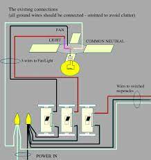 Wire A Fan With Separate Light Switch