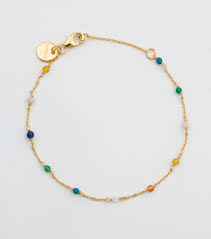 santa monica multicolour bracelet gold