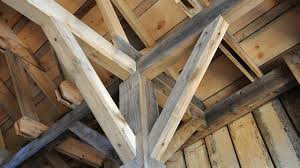 wood is used for support beams