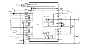 high vole 3 phase motor driver ic