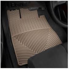weather 1st row tan floor mats