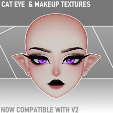 cat makeup doll head v2 update