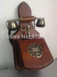 Wood Antique Caller Id Phone Fancy