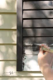 how to paint shutters without removing