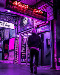 Adult city, cyberpunk, cybervibe, latinosydneysider, night street graphy,  street, HD phone wallpaper | Peakpx