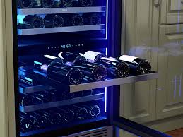 dual zone wine fridge