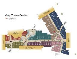 virtual cary towne center mall map sas