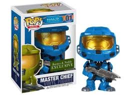 Funko Pop! Halo Master Chief (Blue) Barnes & Noble Exclusive Figure #01 -