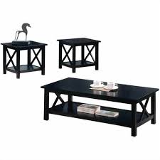 Includes one coffee table and two end tables. Coaster Briarcliff 3 Piece Coffee Table Set In Dark Merlot 5909