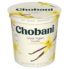 chobani yogurt nonfat greek vanilla