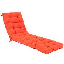 Costway 73 Lounge Chaise Cushion