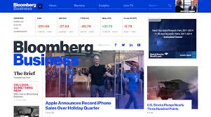 Bloomberg Business New Site Design Is Beautifully Bizarre