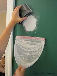 sanding drywall without dust or at