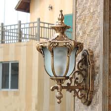 French Country Metal Lantern Frosted