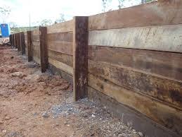 australian retaining walls timber