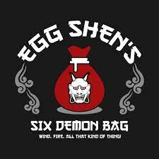 There are 11 six demon bag for sale on etsy, and they cost $13.47 on average. Check Out This Awesome Egg Shen 27s Six Demon Bag Design On Teepublic Artist Shirts T Shirt Chinatown