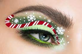 christmas elf makeup stock photos