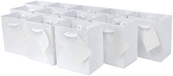 Maybe you would like to learn more about one of these? White Gift Bags With Handles Designer Solid White Paper Gift Wrap Bags For Birthdays Party Favors Baby Shower Bachelorette Weddings Holidays Extra Small Size Bulk 12 Pcs 4x2 75x4 5 Walmart Com Walmart Com
