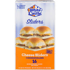 white castle cheeseburgers sliders