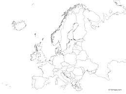 Useful during geography lessons to check the knowledge of the shapes of the borders of europe. Grey Map Of Europe With Countries Free Vector Maps