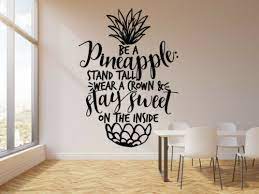 Vinyl Wall Decal Pineapple Funny E