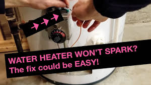 hot water heater no spark how to fix