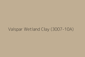 Valspar Wetland Clay 3007 10a Color