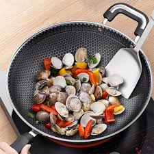 Stainless Steel Frying Pan With Glass